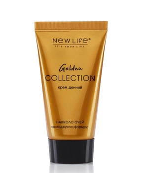 Серія Кремів для догляду за обличчям Золота Колекція GOLDEN COLLECTION New-Life