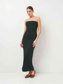 Платье женское Zara 2117/404 XS Зеленое (02117404500017)