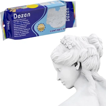 Пластилин 500гр. Dozen W500 скульптурный белый