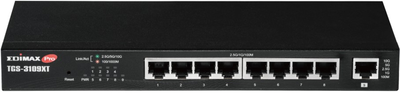 Switch Edimax 8-Port 2.5GbE with 1 10GbE Multi-Gigabit Port Black (TGS-3109XT)