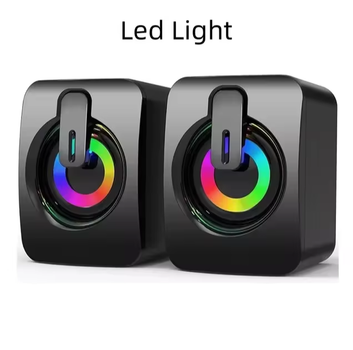 Компьютерные колонки HIFI с подсветкой