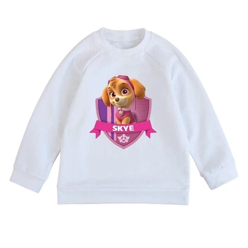 Свитшот детский белый с принтом Щенячий патруль Скай Paw Patrol DM-1008 92 см