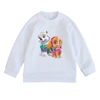 Свитшот детский белый с принтом Щенячий патруль Скай Еверест Paw Patrol DM-576 92 см