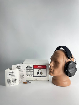 Активні навушники з мікрофоном Ops-Core AMP Headset, Black