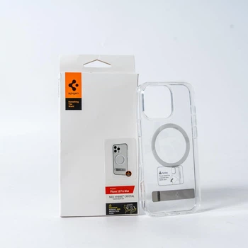 Чохол Spigen AAA Magnetic Clear Stand для Apple iPhone 12/12 Pro Transparent (SPGCLST12)
