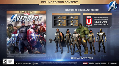 Gra PS4 Marvel's Avengers Deluxe Edition (Blu-ray płyta) (0662248922836)