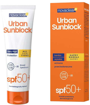 Крем сонцезахисний Novaclear Urban Sunblock Spf 50 125 мл (5900779380752)