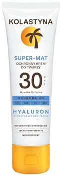 Крем сонцезахисний для обличчя Kolastyna Sun Super Mat Spf 30 50 мл (5900536355597)