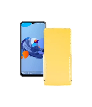 Чохол-флип з екошкіри для телефону Oukitel C19 Жовтий