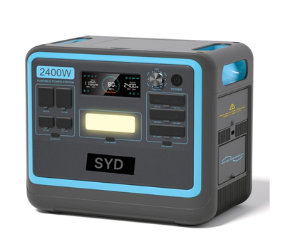 Зарядная станция SYD EcoPlay SYD2400 / 2400 Вт / 2048 Вт⋅ч / LiFePO4 / 4000 Cycles / USP 10ms