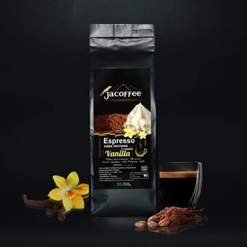 Кава мелена Jacoffee Ваніль 500 грамів
