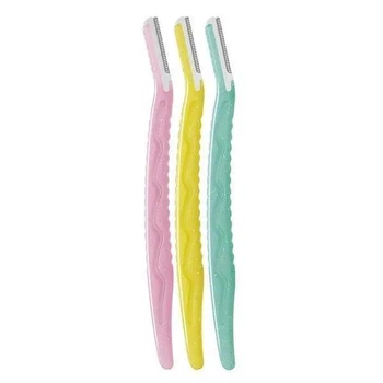 Станки для чувствительной кожи и бровей Piany Feather, 3 шт