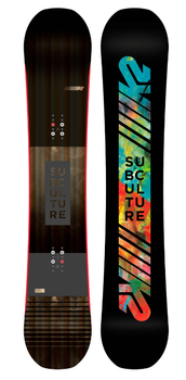 Сноуборд K2 SUBCULTURE 161 Black/blue/red (11B0015)