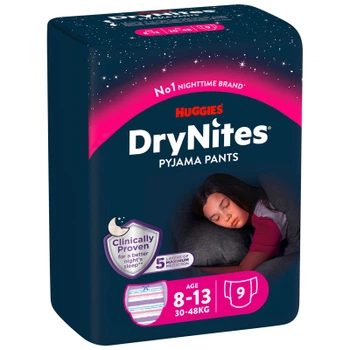 Подгузники Huggies DryNites для девочек 8-13 лет 9 шт (5029053527604)