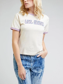Футболка Lee GRAPHIC Chiffon Бежевий M L48ZYGA07