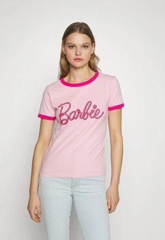 Футболка Wrangler x BARBIE Ringer Рожевий L 112344849