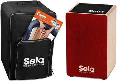 Кахон Sela Primera Red Bundle SE 185 EN
