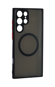 Магнітний чохол XON PhoneCase Magnetic для Samsung S22 Ultra (PCMB2122300B 9755) Чорний