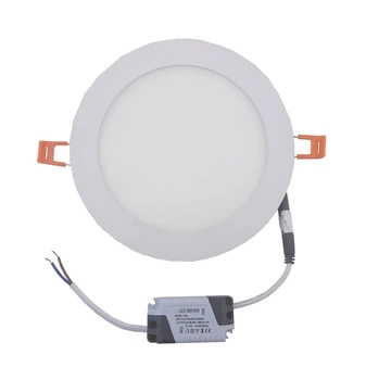 Круглий Світильник врізний LED Round Downlight 12W-220V-850L-4000K Alum TNSy