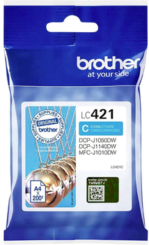 Картридж Brother LC421C Cyan (4977766810371)