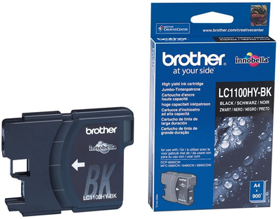 Tusz Brother LC1100HY-BK High Yield 2-pack Black (LC1100HYBKBP2DR)