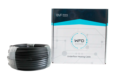 Нагревательный кабель одножильный BVF Heating 90 м, 1350 Вт (для теплого пола в стяжку, под плитку)