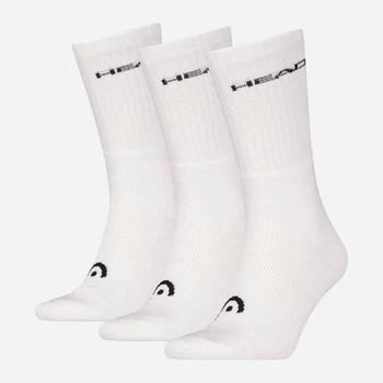 Набор мужских носков высоких хлопковых HEAD Elements All Sports Crew 3P 701229008-002 43-46 3 пары Белый (8720245772419)