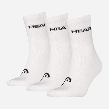 Набор мужских носков высоких хлопковых HEAD Elements All Sports Short Crew 3P 701229009-002 43-46 3 пары Белый (8720245772297)
