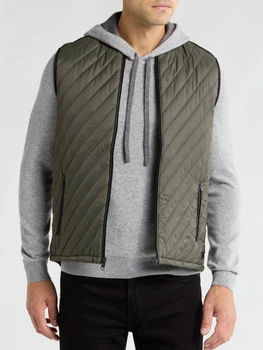 Теплий жилет чоловічий Donna Karan NY (DKNY) 479617169 L Зелений (1159819715)