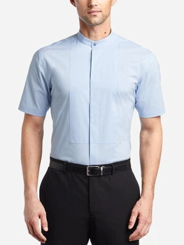 Сорочка літня бавовняна чоловіча Calvin Klein 681736585 M Блакитна (1159819690)