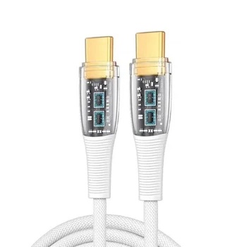 Кабель USB C Power Delivery 1 м UWarmSof шнур для iphone apple быстрой зарядки смартфона телефона android ios ipad передачи данных 60 Вт белый