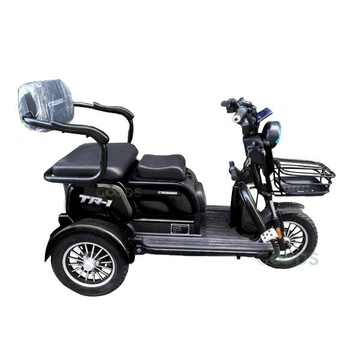 Электроскутер трехколесный Crosser TR1 1000W 20AH (TR-1001) Черный