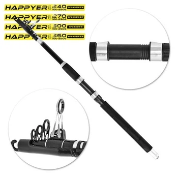 Спінінг телескоп складане кільце "Happyer" 2.4м 100-250г Stenson SF24329-2.4