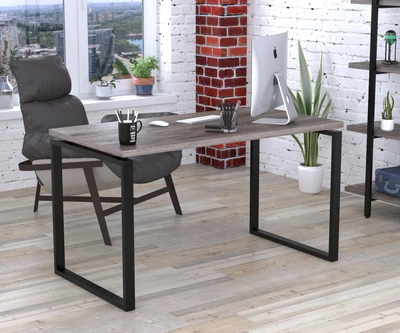 Письменный стол Loft design Q-135-36 Black Дуб Палена