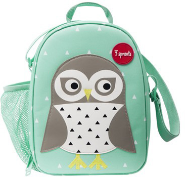 Torba na lunch 3 Sprouts Mint Owl (812895000849)