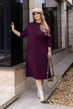 Fashions • Женское платье Berry Fashions 54-56 марсала (8011-фг)