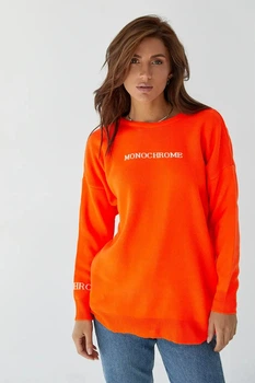 Fashions • Светр жіночий Монохром Fashions 44-54 оранж (2392-мас)