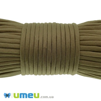 Шнур паракорд семижильный 4 мм, Хакі, 1 м (LEN-040200) Polimex