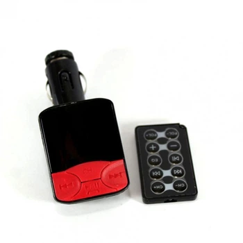 FM-модулятор CM i18 для воспроизведения MP3 с USB и SD карт пульт управления