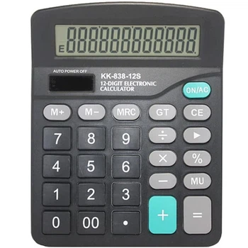 Калькулятор компактный KK-838-12S с большими кнопками