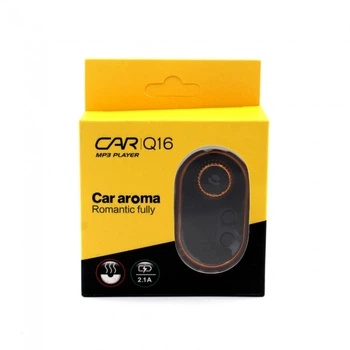 Трансмиттер CAR Q16BT Aroma Bluetooth трансмиттер FM-передатчик зарядка гаджетов