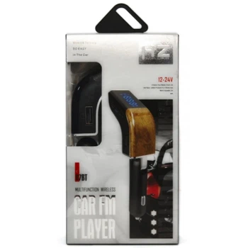 Fm модулятор H7 BT для автомобиля с Bluetooth 2 USB 2.4 А 1 А MP3 WMA