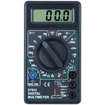 Мультиметр Digital DT-832 для измерения напряжения и тока 1000в 10а