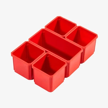 Контейнеры запасные для органайзеров Milwaukee Packout, 5шт. (1 большой, 4 маленьких) 4932478300