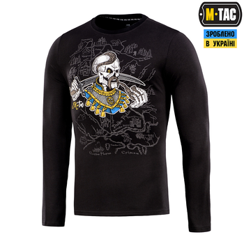 Футболка M-Tac Земля Козаків длинный рукав Black 2XL