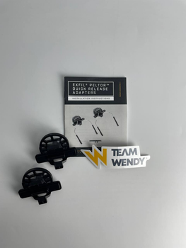 Крепление Team Wendy EXFIL Peltor Quick Release Adapter, Black