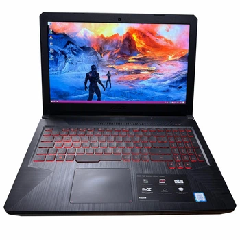 Игровой ноутбук ASUS TUF Gaming FX504/ 15.6" FullHD/ Intel Core i5 8300H/ NVIDIA GeForce GTX 1050 Ti (на 4 GB)/ 16 GB/ 128 GB NVME + 1 TB HDD (Б/У)