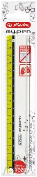 Лінійка Herlitz My Pen Sport 17 см небиткий пластик Жовта (11367984S)