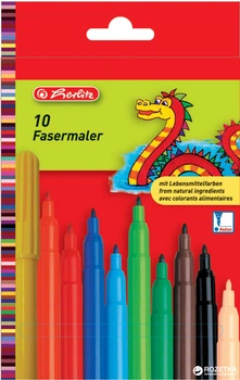 Фломастери Herlitz 10 кольорів (4008118649131)
