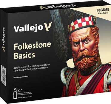 Набір фарб Vallejo Folkestone Basics 70.101 16 шт x 18 мл (8429551701013)